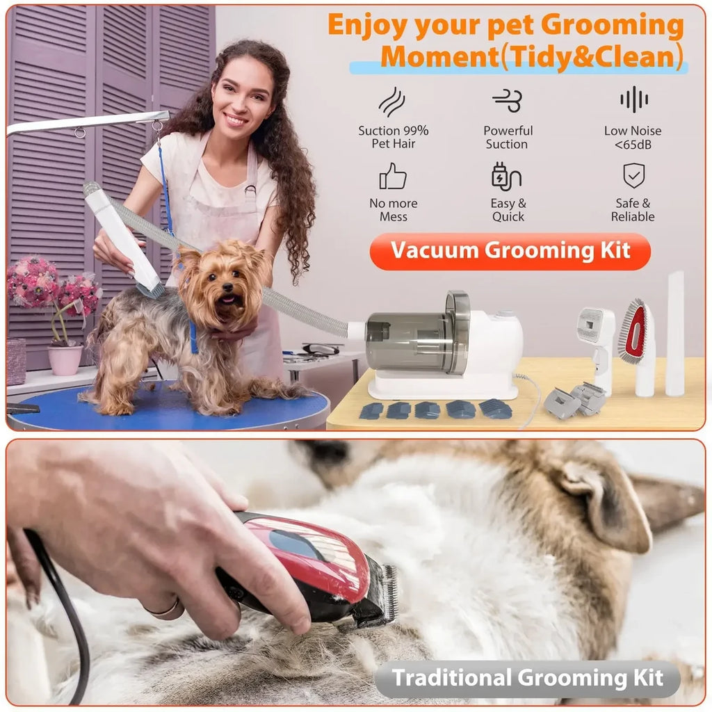 Zero Noise Pet Grooming Vacuum Kit™