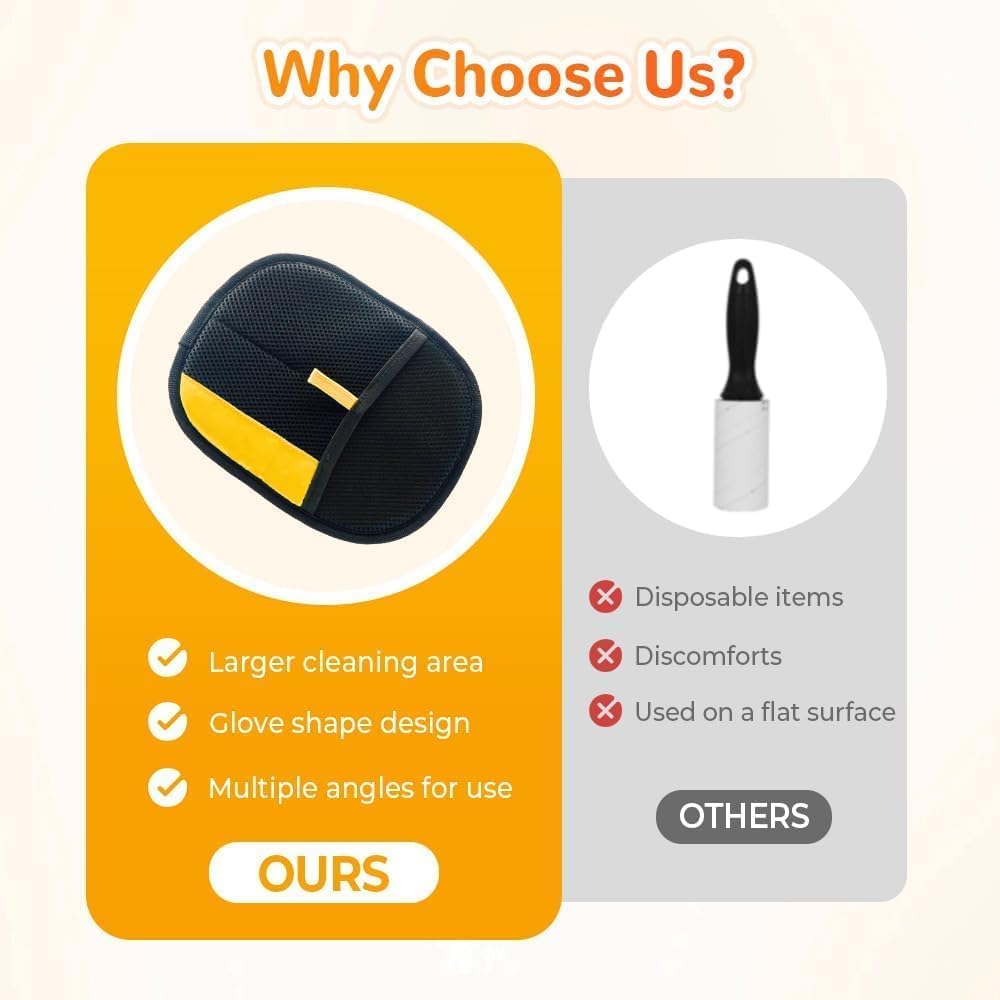 Electrostatic Pet Hair Removal Gloves